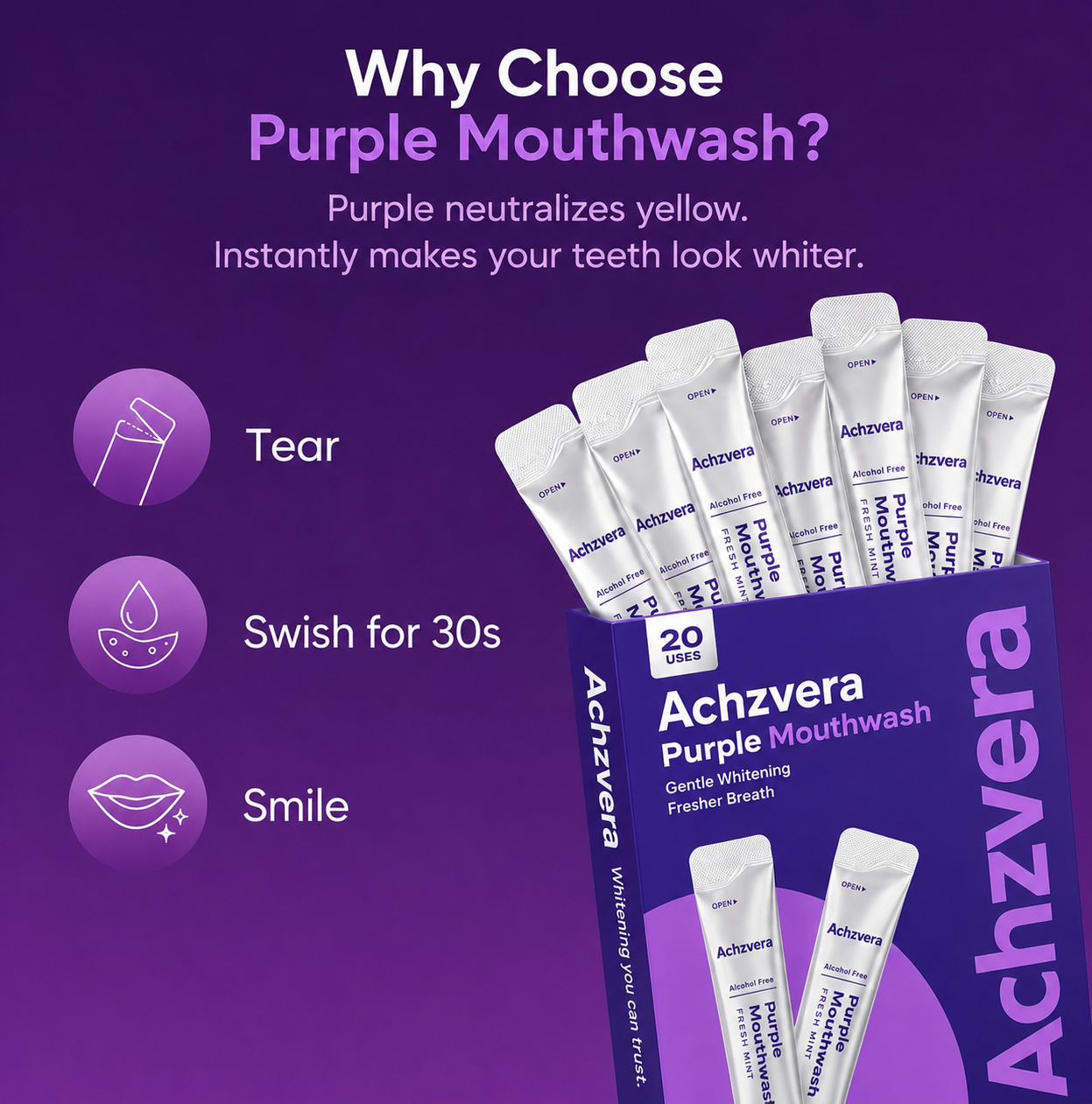 Achzvera™ Purple Mouth Wash