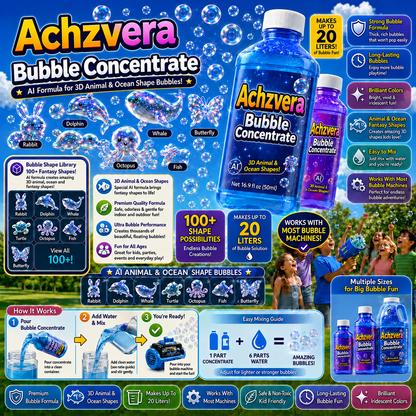 Achzvera® Bubble Concentrate —— Animal & Ocean Fantasy Theme